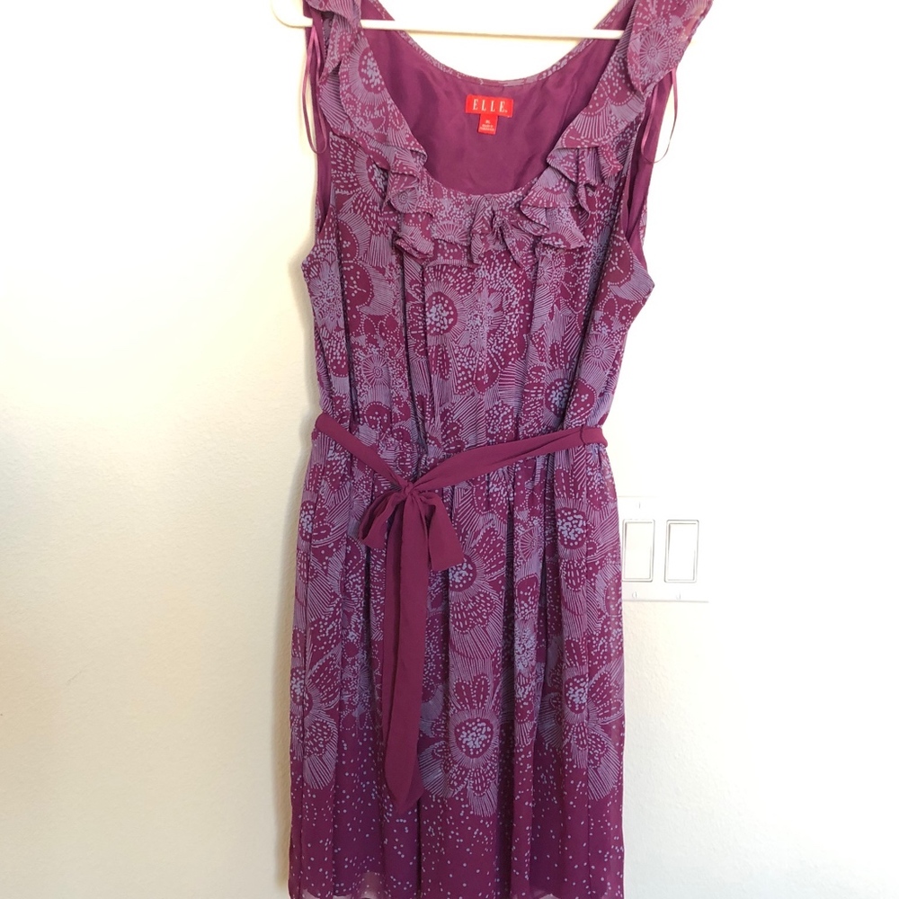 Elle Floral Tie-waist dress